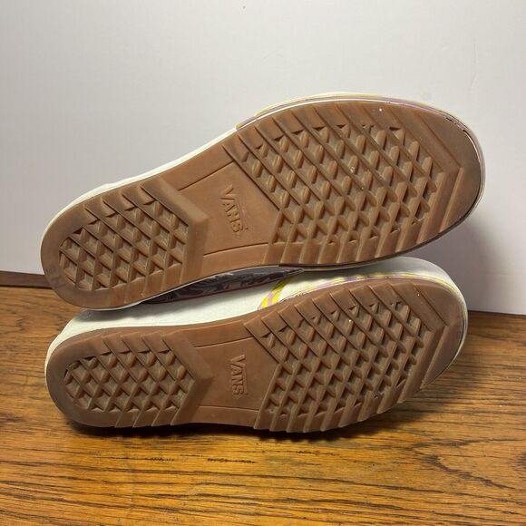 Vans Old Skool Stacked Wavy Days Platform Sneaker 500714 Canvas Suede Sz 8.5 - Picture 11 of 12